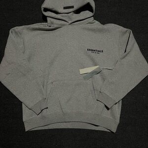 Fear of God Essentials Heather Gray Hoodie